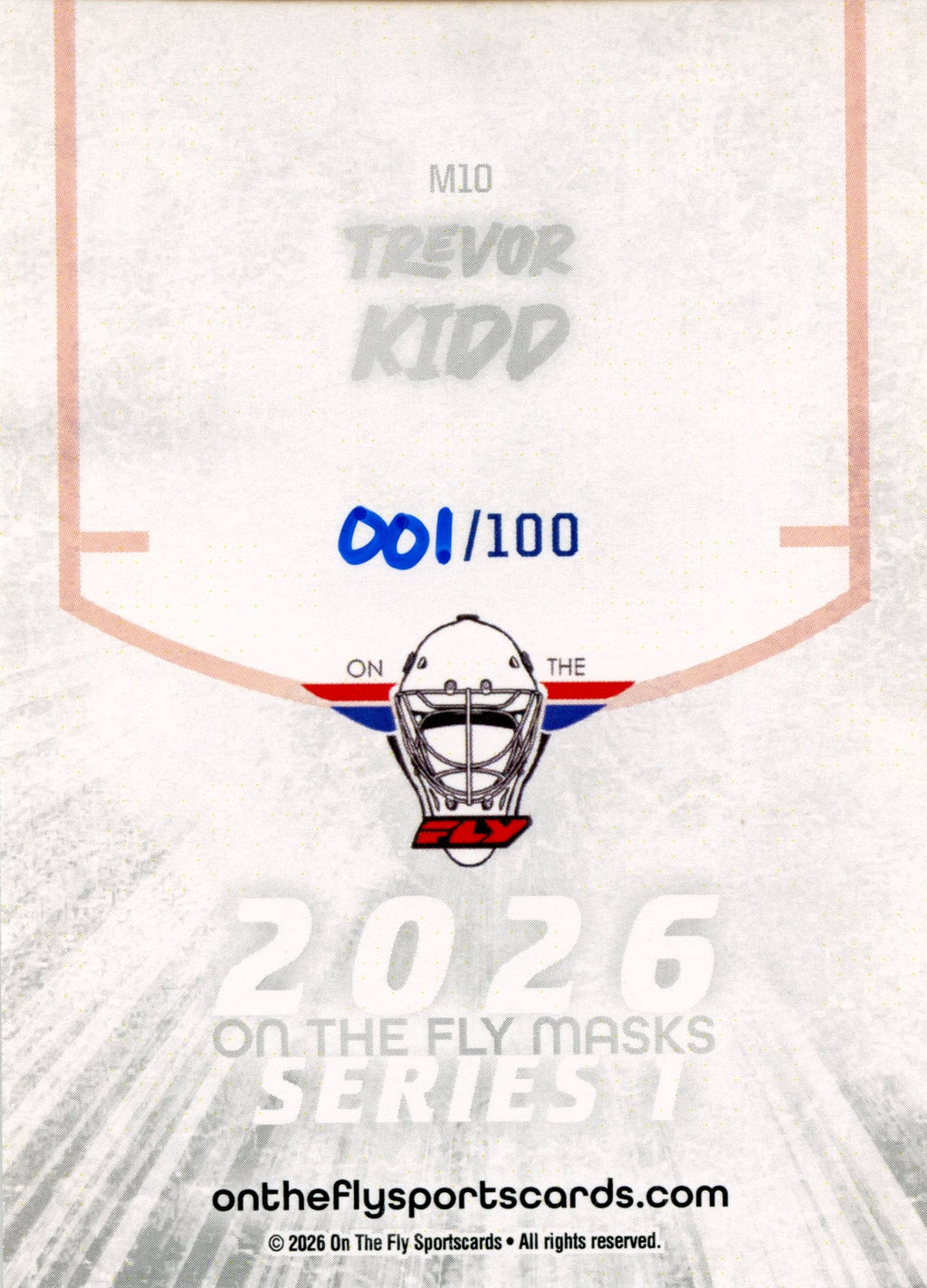 Trevor Kidd Masks /100 (Wave 1 #10)