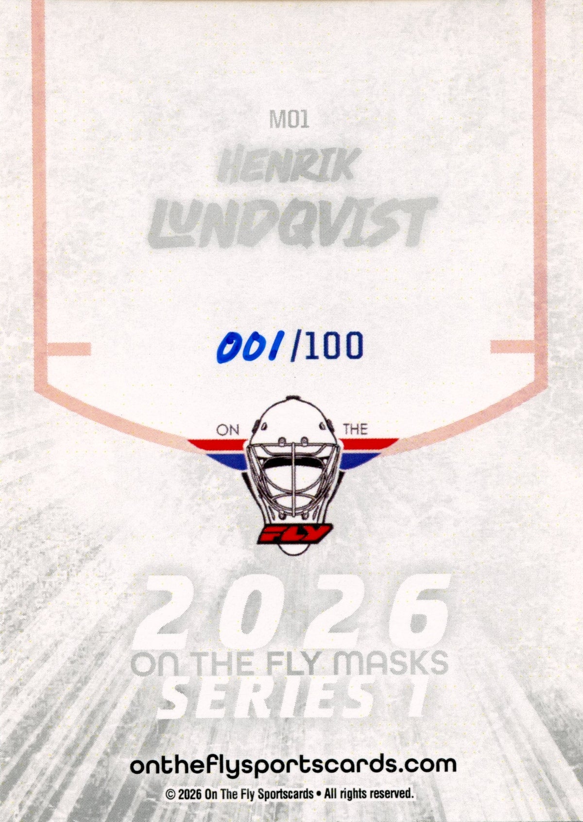 Henrik Lundqvist Masks /100 (Wave 1 #1)