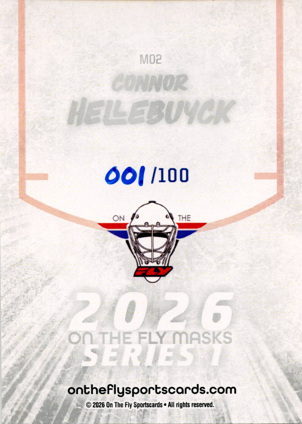 Connor Hellebuyck Masks /100 (Wave 1 #2)