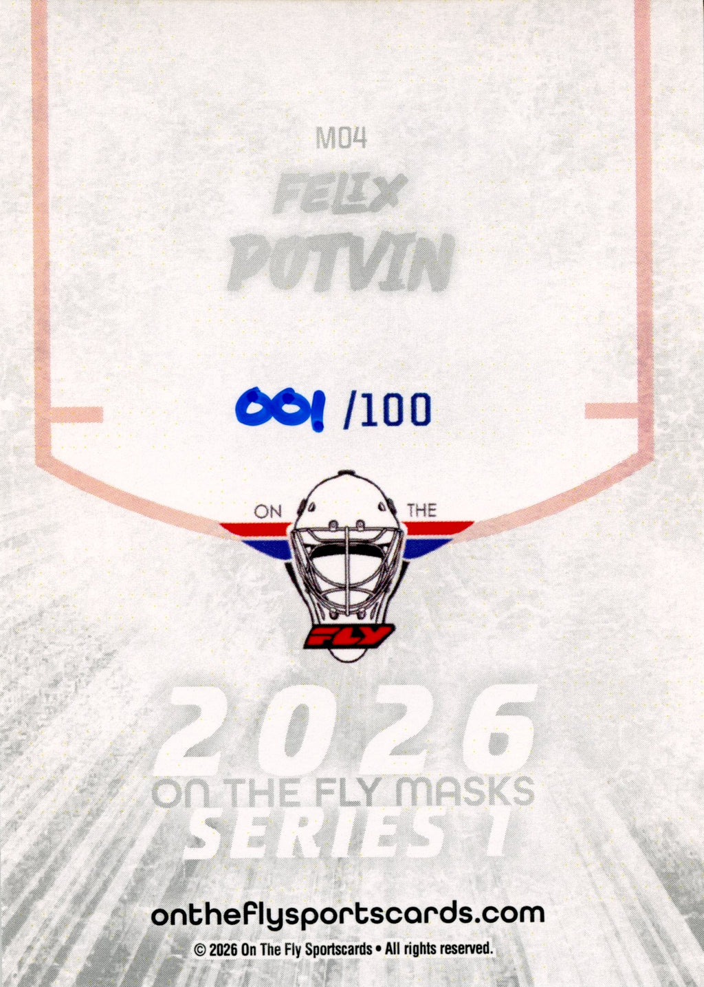 Felix Potvin Masks /100 (Wave 1 #4)