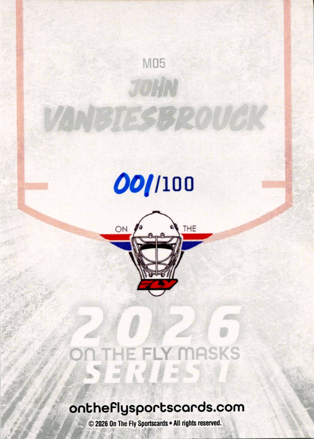 John Vanbiesbrouck Masks /100 (Wave 1 #5)