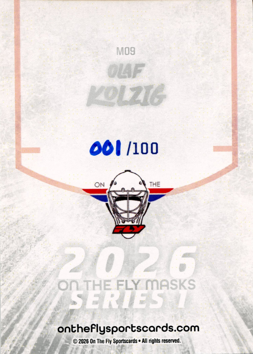 Olaf Kolzig Masks /100 (Wave 1 #9)