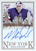 Mike Richter Legends Of New York Autograph (Rainbow Sand Foil)